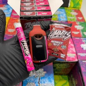 Trio 2g Disposable + pre roll + 300 MG Gummies